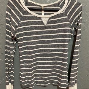 Long sleeve striped